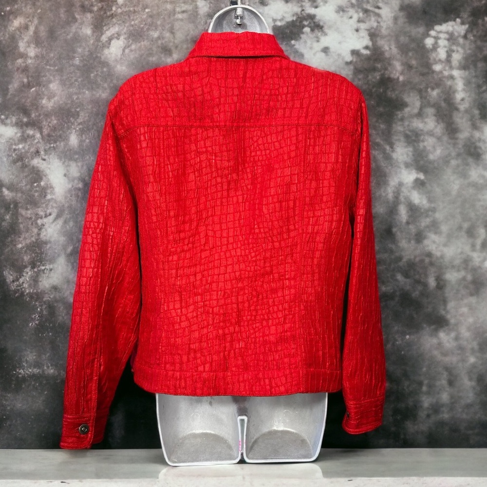 Ruby Rd. Women's Jacket Pleated Button-Up Size 12… - image 2